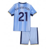 Maglie da calcio Tottenham Hotspur Dejan Kulusevski #21 Seconda Maglia Bambino 2024-25 Manica Corta (+ Pantaloni corti)